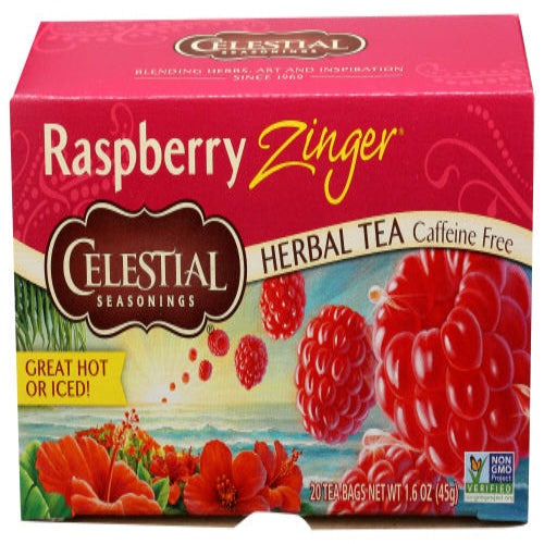 Celestial Seasonings Tea Herb Zinger Rspbrry - 20BG