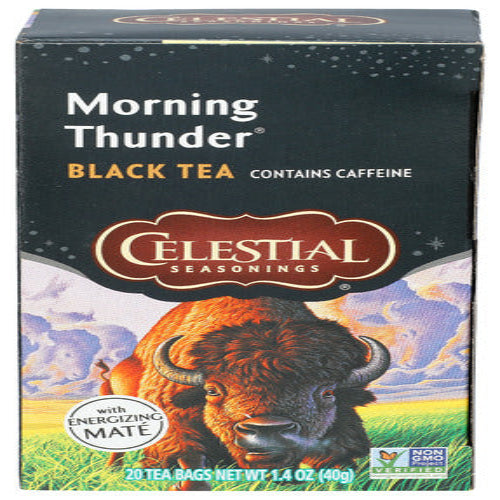 Celestial Seasonings Tea Blck Morning Thunder - 20BG