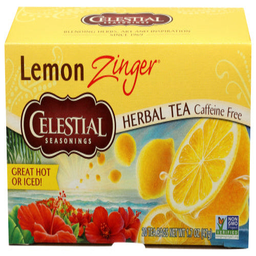 Celestial Seasonings Tea Herb Lemon Zinger - 20BG