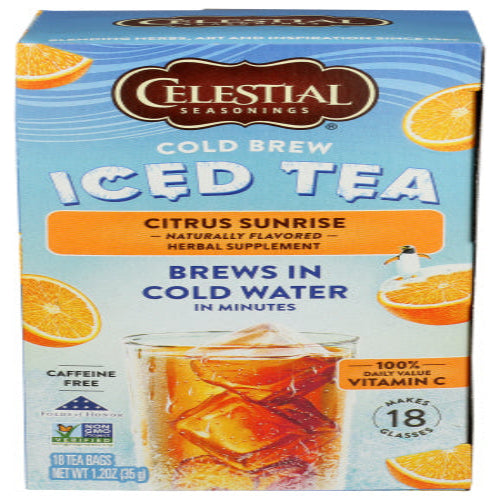 Celestial Seasonings Tea Cld Brw Citrus - 18BG