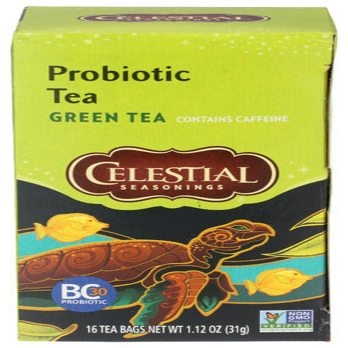 Celestial Seasonings Tea Green Probiotic - 16BG