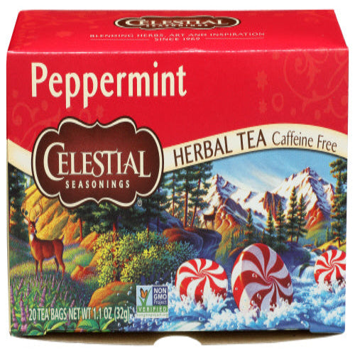 Celestial Seasonings Tea Herb Peppermint - 20BG