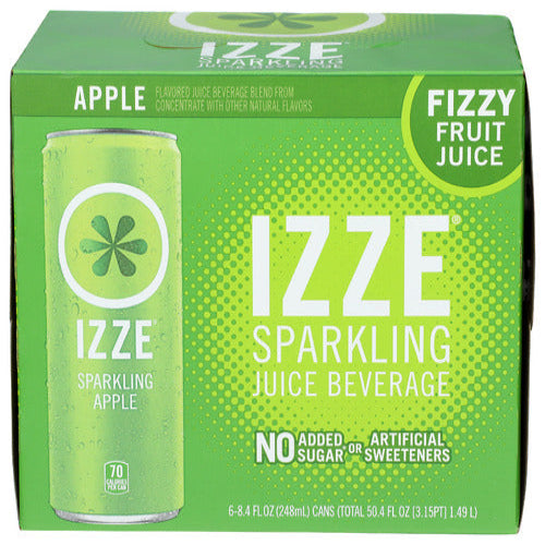Izze Juice Sparkling Apple 6Pk