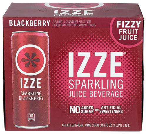 Izze Juice Sparkling Blackberry 6Pk