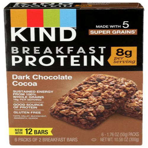 Kind Bar Breakfast Protein Dark Chocolate Cocoa