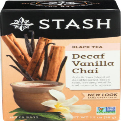 Stash Tea Decaf Chai Vanilla - 18BG